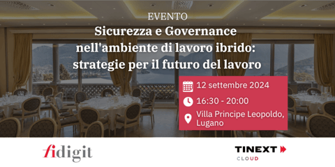Cover Evento: Sicurezza e Governance nell'ambiente di lavoro ibrido